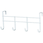 Spectrum Over-The-Door Hook Rail, 4 Hooks on Rail