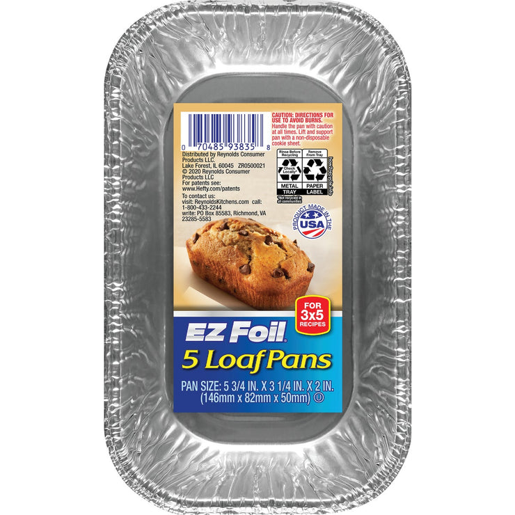 EZ Foil EZ Elegance Baby Loaf Pan (5-Count)