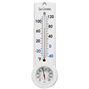 La Crosse Technology Fahrenheit & Celsius Analog -40 to 120 F; -40 to 50 C Hygrometer & Thermometer