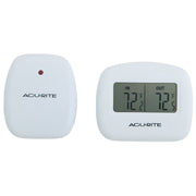 Acurite 2-1/2" Receiver, 2-1/2" Sensor  Wireless Indoor & Outdoor Thermometer