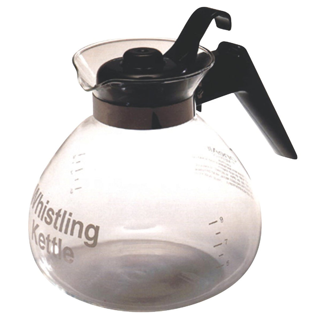 Medelco 3 Qt. Glass Stovetop Whistling Tea Kettle – Hemlock Hardware