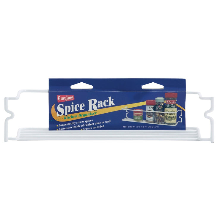 Grayline White Spice Rack