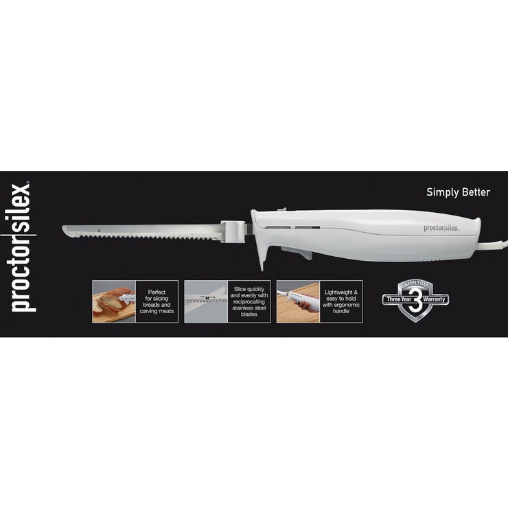 Proctor Silex Easy Slice Durable Electric Knife