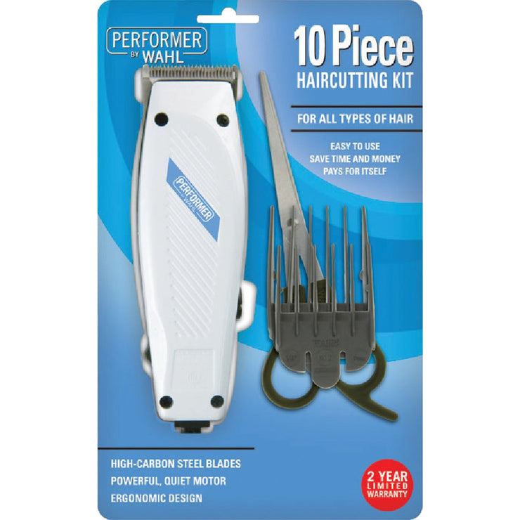 Wahl High Carbon Steel Hair Clipper Set, (10-Piece)