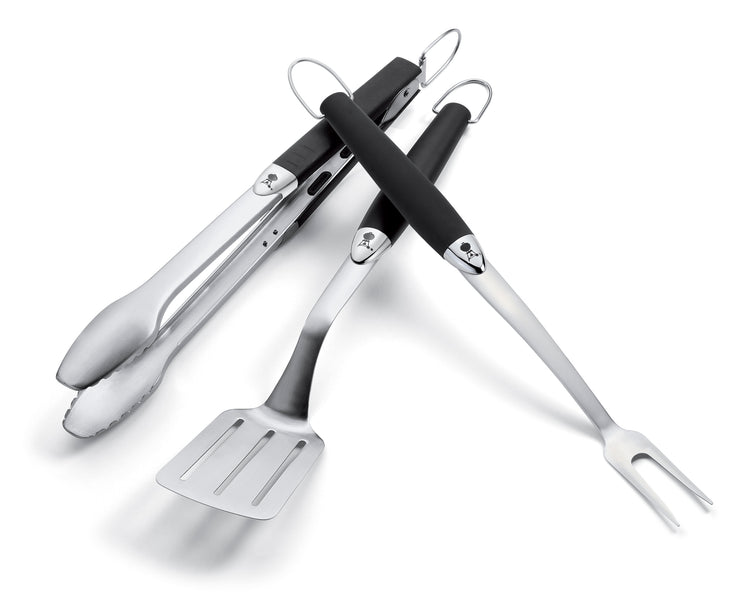 3 Piece Grill Tool Set - Stainless Steel