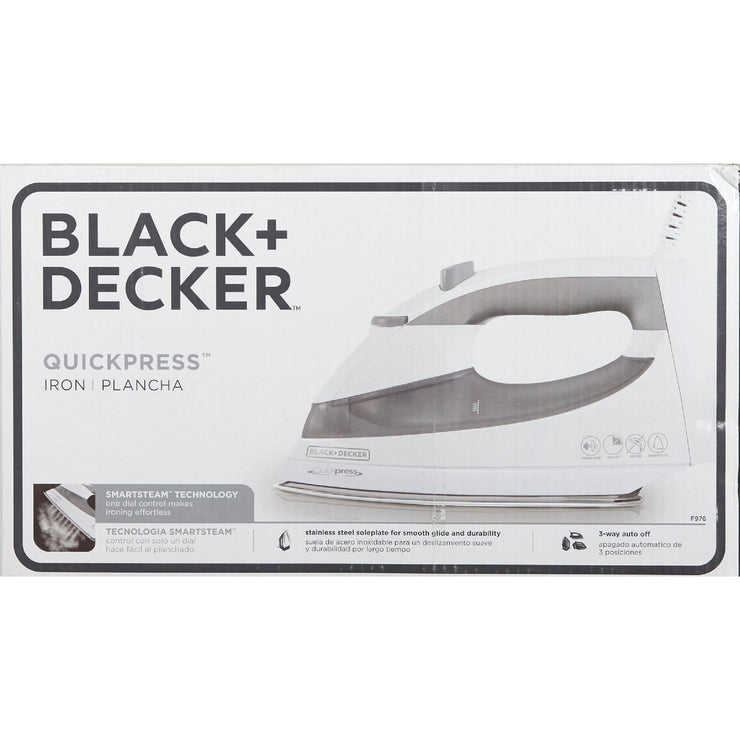 Quickpress Iron With Smart Steam Technology