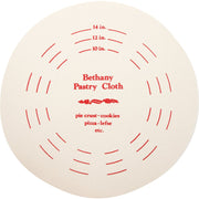 Bethany 9 In. Dia. Pastry Board & Cotton Cloth