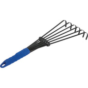 Best Garden 7 In. Steel Fan Hand Whisk Garden Rake (6-Tine)
