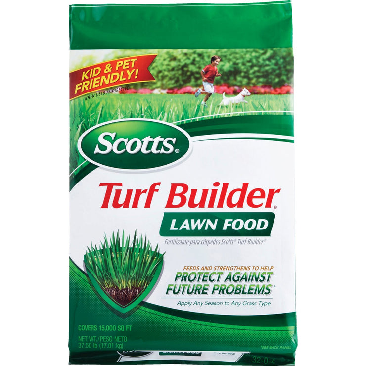 Scotts Turf Builder 37.5 Lb. 15,000 Sq. Ft. 32-0-4 Lawn Fertilizer