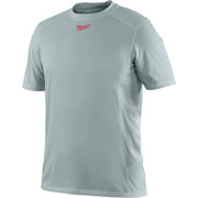 Milwaukee Workskin Medium Gray Short Sleeve Men's Lightweight Performance Shirt