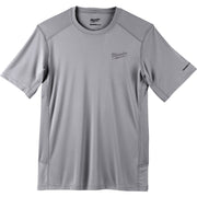 Milwaukee Workskin XL Gray Short Sleeve Men's Lightweight Performance Shirt