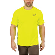 Milwaukee Workskin Medium High Visibility Short Sleeve Men's Lightweight Performance Shirt