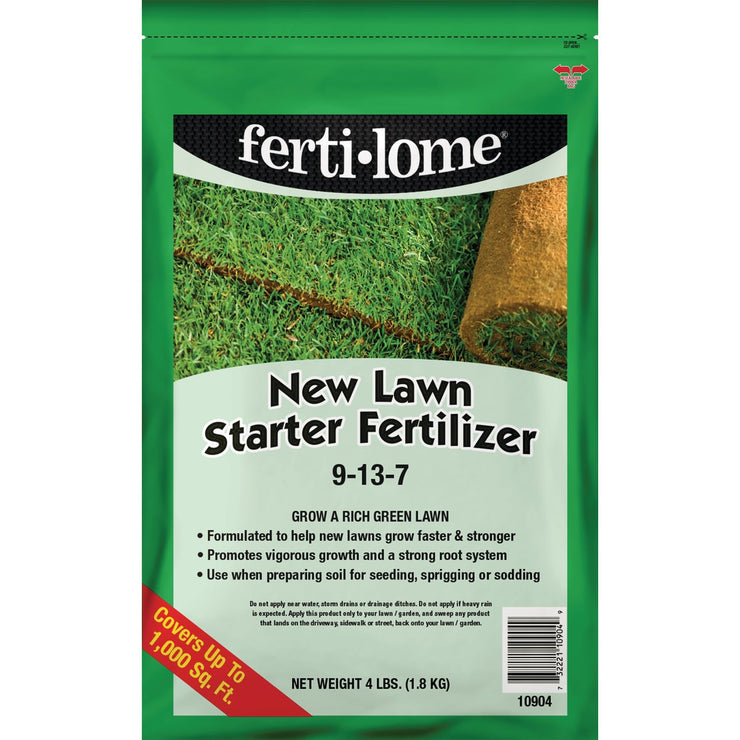 Ferti-lome 4 Lb. 1000 Sq. Ft. 9-13-7 New Lawn Starter Fertilizer