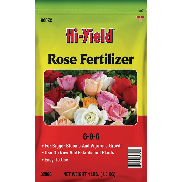 Hi-Yield 4 Lb. 6-8-6 Dry Plant Food Rose Fertilizer