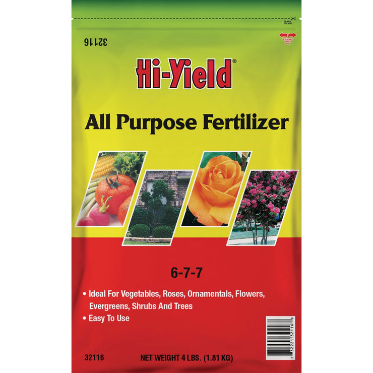 Hi-Yield 4 Lb. 6-7-7 Dry Plant Food All-Purpose Fertilizer