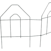 Best Garden 8 Ft. Green Galvanized Wire Folding Fence