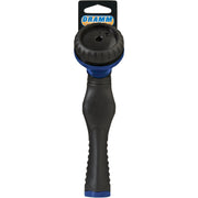 Dramm One Touch Heavy-Duty Metal Shower & Stream Multi-Pattern Nozzle, Blue