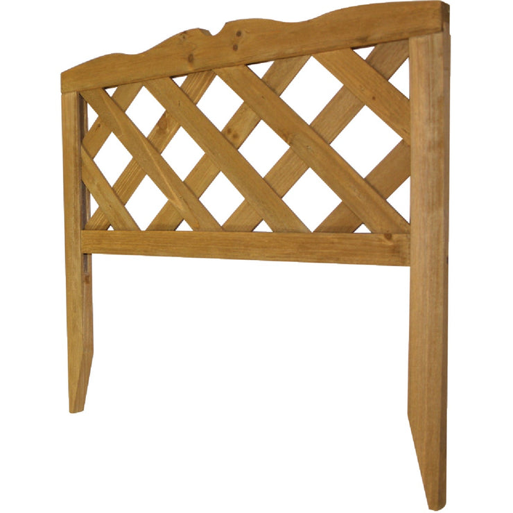 Greenes Fence 19 1/4 In. H x 19 3/4 In. L Wooden Lattice Decorative Border Fence