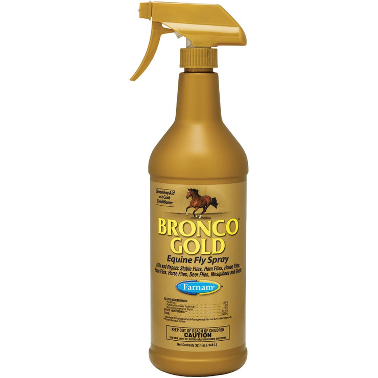 Farnam Bronco Gold 32 Oz. Trigger Spray Equine Fly Spray