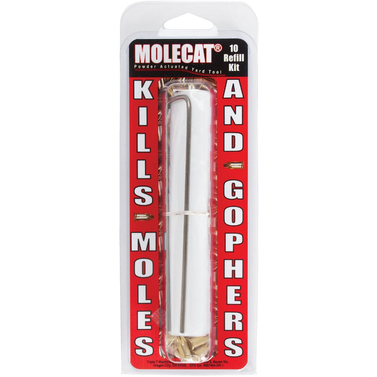 Molecat Mole & Gopher Killer Refill Kit, (10-Pack)