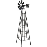 Panacea 72 In. Metal Decorative Windmill Obelisk
