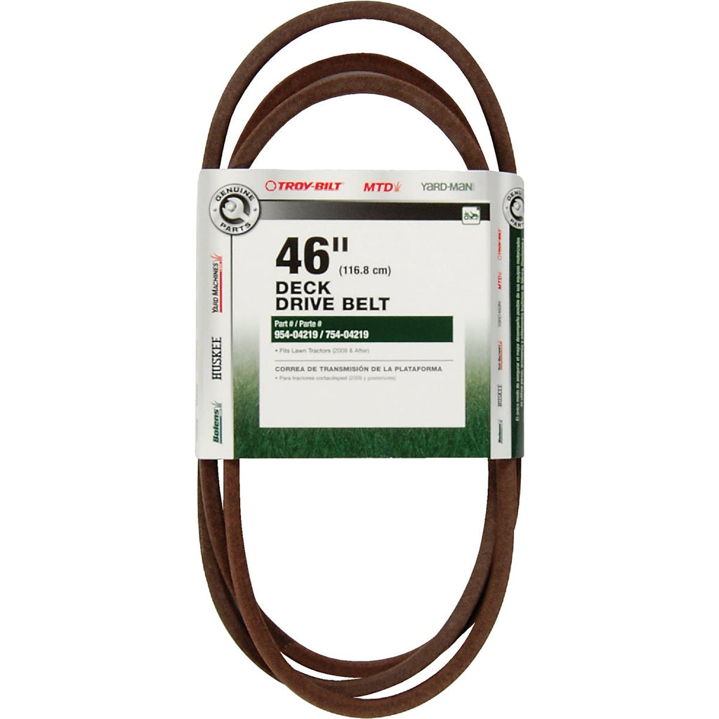 MTD 46 In. Tractor Deck Belt Hemlock Hardware