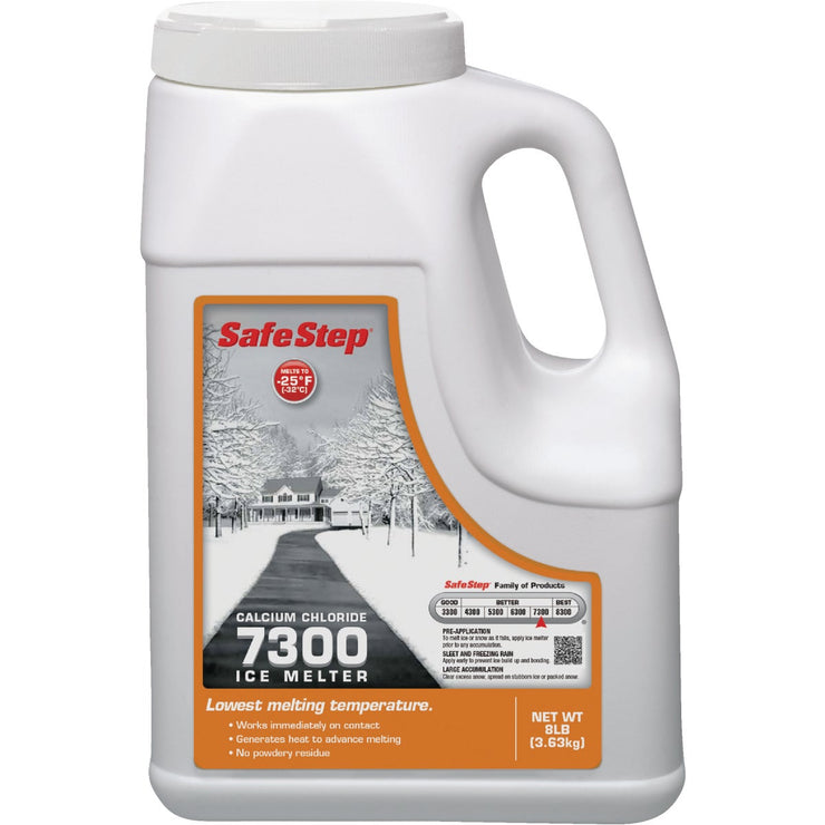 Safe Step 7300 8 Lb. Calcium Chloride Ice Melt Pellets