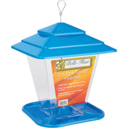 Stokes Select Belle Fleur Plastic 6.3 Lb. Capacity Square Hopper Bird Feeder
