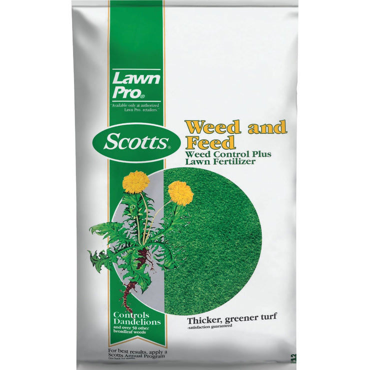 Scotts Lawn Pro Weed & Feed 14.88 Lb. 5000 Sq. Ft. 26-0-3 Lawn Fertilizer with Weed Killer