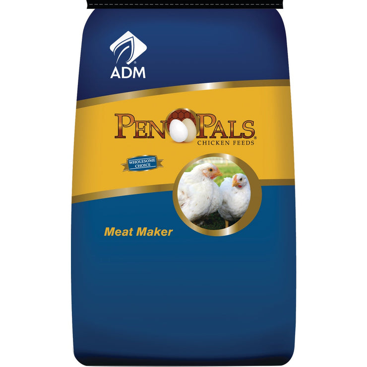 ADM Pen Pals 50 Lb. Meat Maker Chicken Feed