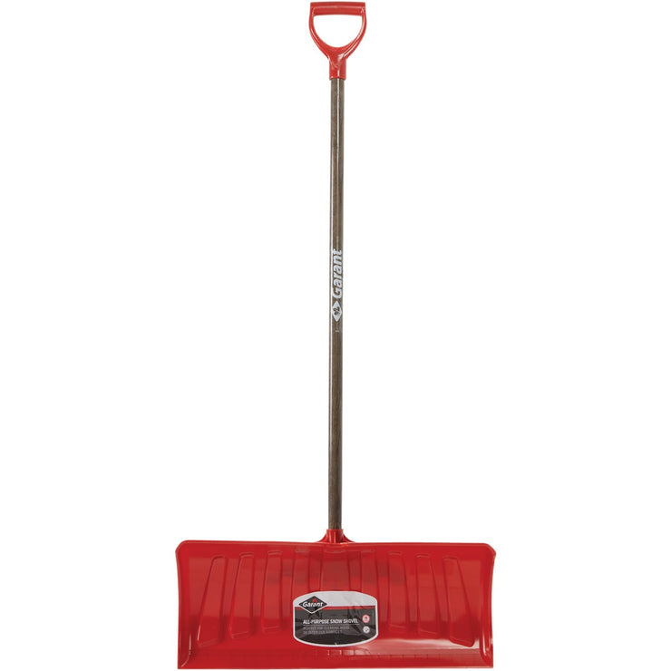 Garant Nordic 26 In. Poly Snow Pusher with 46.25 In. Wood Handle