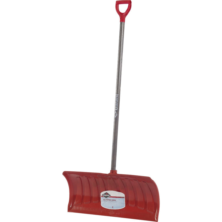 Garant Nordic 26 In. Poly Snow Pusher with 46.25 In. Wood Handle