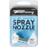 Forney Quick Connect 4.5mm 40 Deg. White Pressure Washer Spray Tip