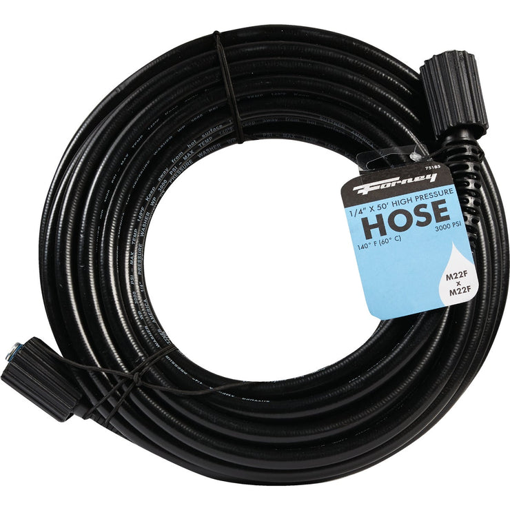 Forney 1/4 In. x 50 Ft. 3000 psi Female Pressure Washer Hose