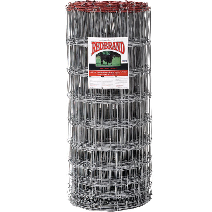 Keystone Red Brand Square Deal Knot 47 In. H. x 330 Ft. L. Galvanized Steel Field Fence