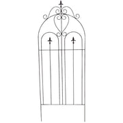 Best Garden Metal Cathedral Black Trellis