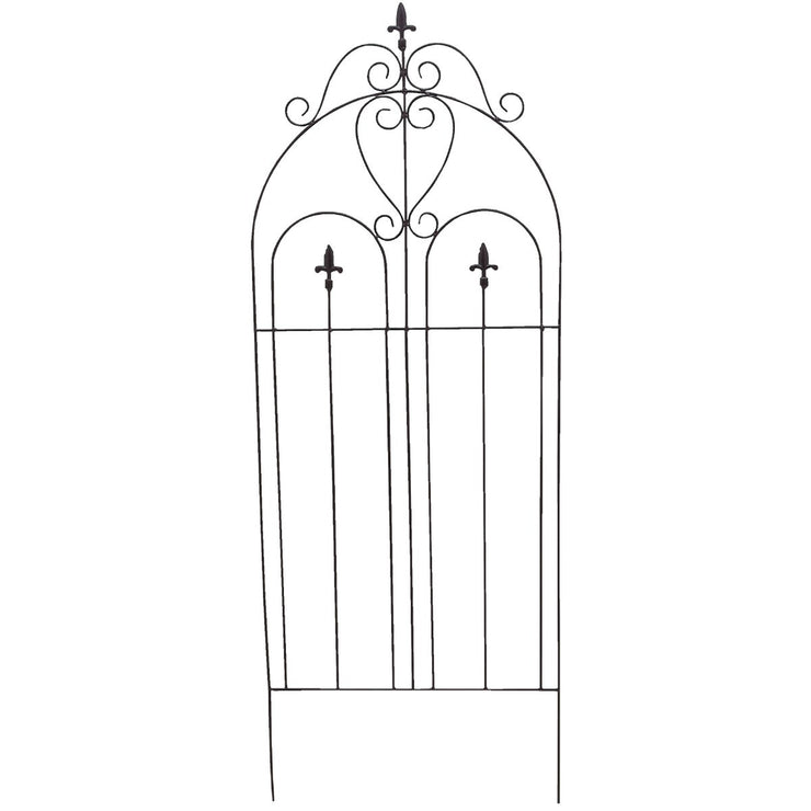 Best Garden Metal Cathedral Black Trellis