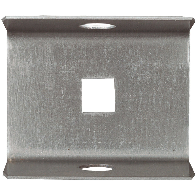 National 51ED Galvanized Box Rail Steel Barn Door Rail End Cap