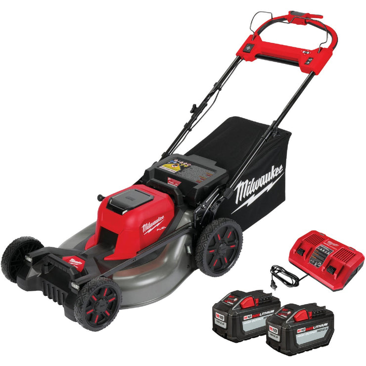 Milwaukee M18 FUEL 21 In. Self-Propelled Dual Battery Cordless Lawn Mower Kit