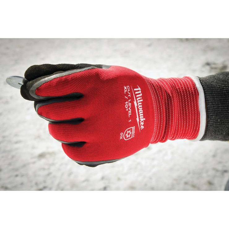 Milwaukee Unisex XL Latex Coated Cut Level 1 Insulated Work Glove