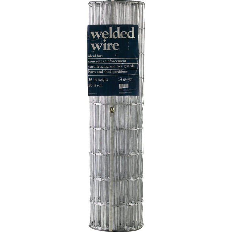 36 In. H. x 50 Ft. L. (2x4) Galvanized Welded Wire Fence