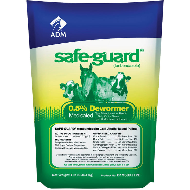 ADM Safe-Guard 1 Lb. Multi-Species Dewormer
