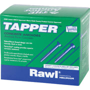 Hillman 1/4 In. x 2-3/4 In. Hex Washer Tapper Concrete Screw Anchor (100 Ct.)