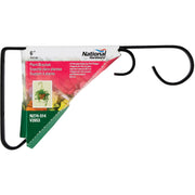 National 6 In. Black Steel Hanging Plant Bracket
