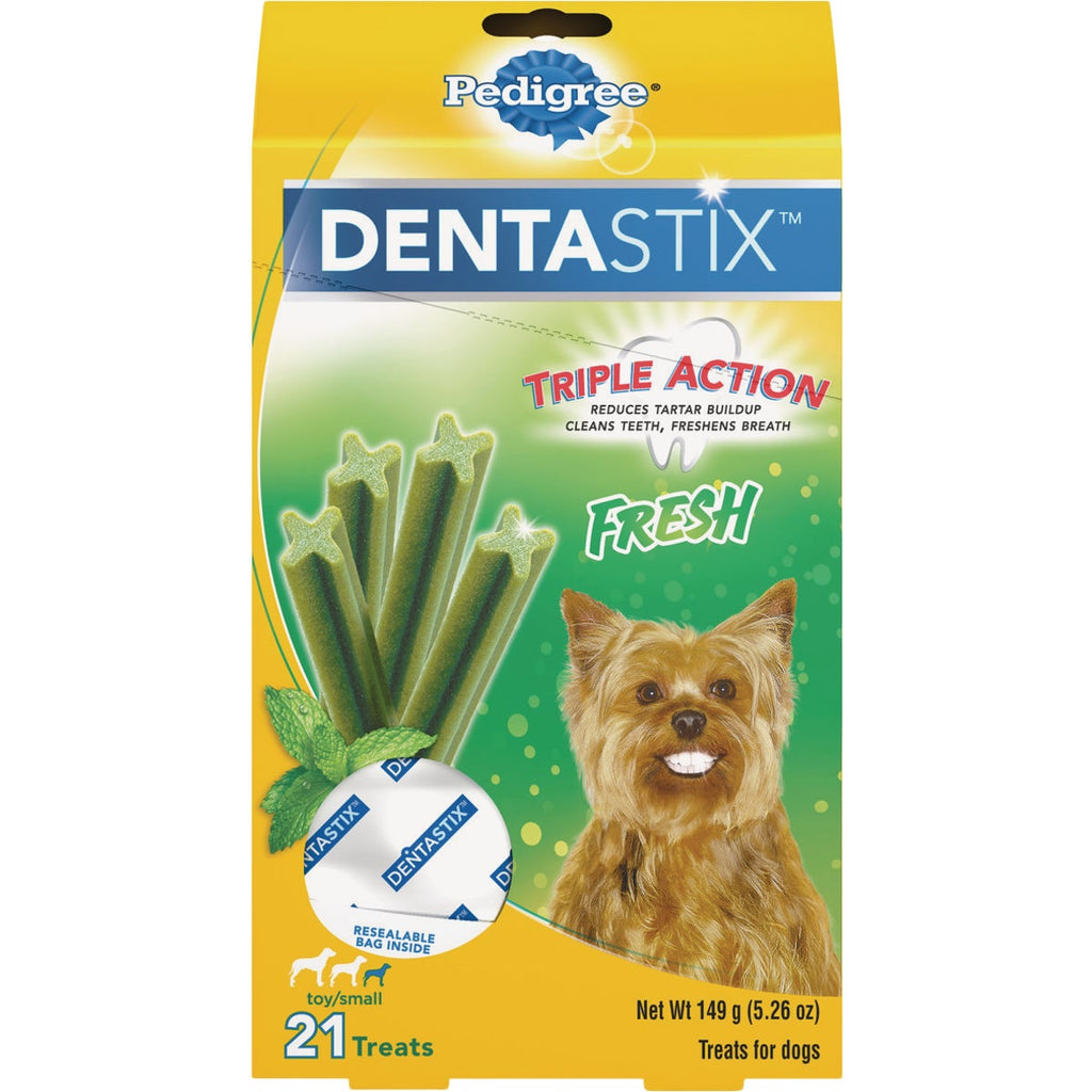 Pedigree Dentastix Toy Dog Fresh Dental Dog Treat (21-Pack
