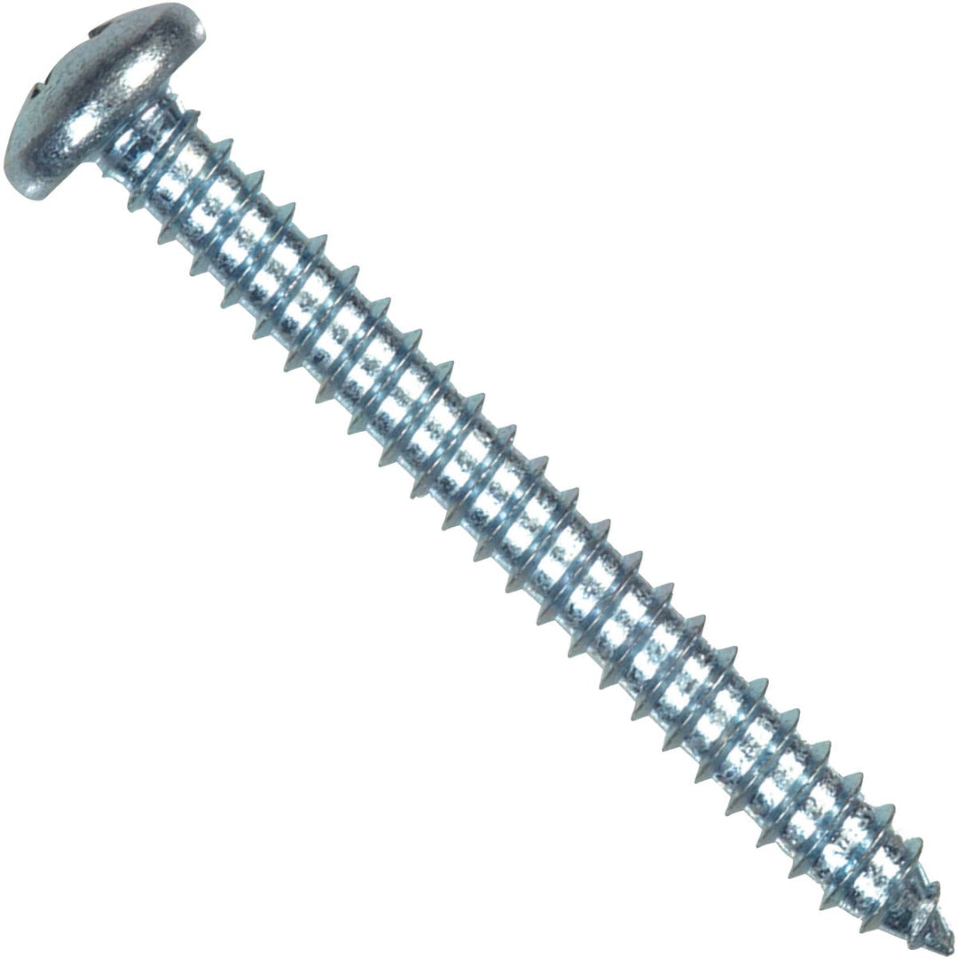 Hillman #10 x 1-1/2 In. Phillips Pan Head Zinc Sheet Metal Screw