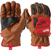 Milwaukee Impact Cut Level 3 Unisex Large Goatskin Leather Work Gloves