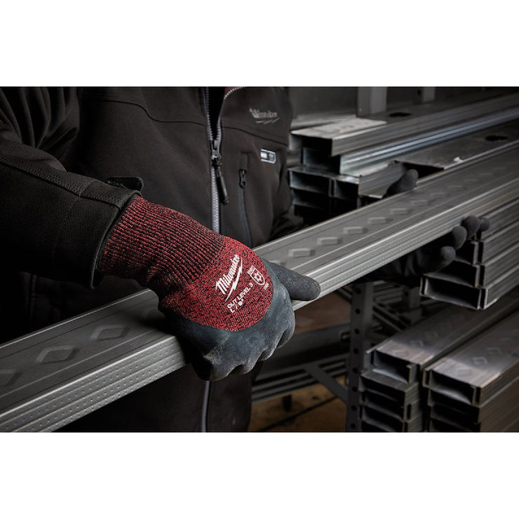 Milwaukee Unisex Medium Latex Coated Cut Level 3 Insulated Work Glove