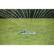 Best Garden Metal 3500 Sq. Ft. Blue & Gray Oscillating Sprinkler