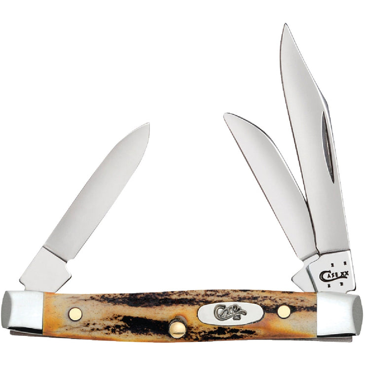 Case Stag 2 In./1.5 In./1.49 In. Small Stockman Folding Knife